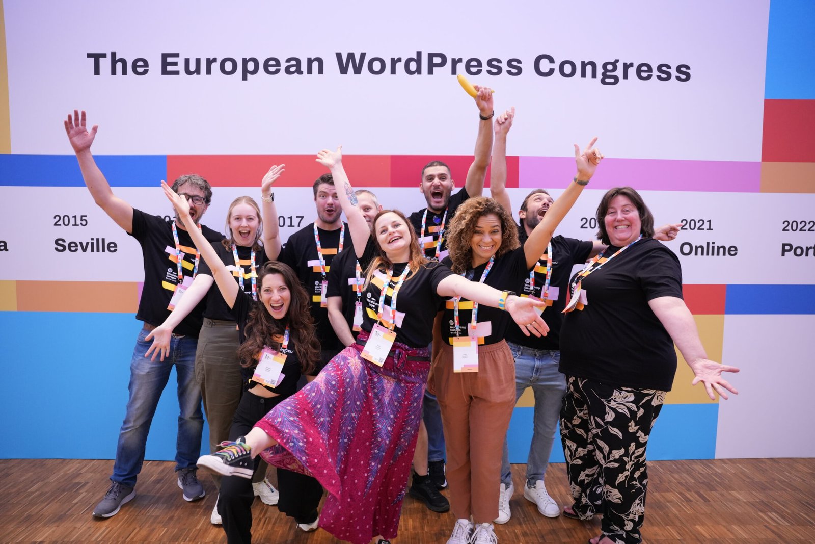 The Comms & PR team for WordCamp Europe 2025.